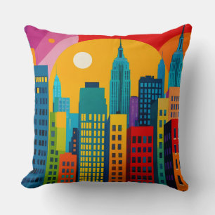 New Yorker Pop Art Kissen