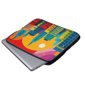 New Yorker Pop Art Laptopschutzhülle (Vorne Knopf)