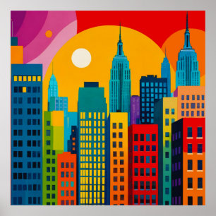 New Yorker Pop-Art Poster