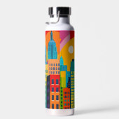 New Yorker Pop Art Trinkflasche (Rechts)