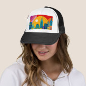 New Yorker Pop Art Truckerkappe (Beispiel)