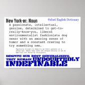 New Yorker Poster (Vorne)