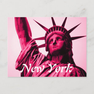 New Yorker Postkartenstatue Postkarte