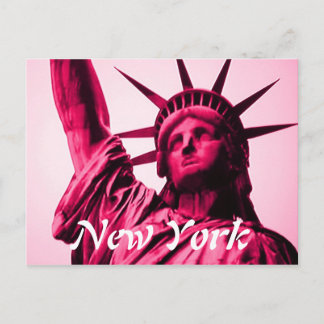 New Yorker Postkartenstatue Postkarte