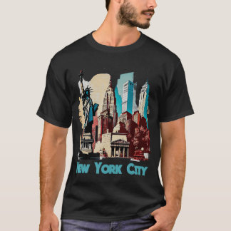 New Yorker Pride New Landmarks NYC Souvenir New Yo T-Shirt