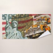 New Yorker Reiseplakat. Badehandtuch (Badehandtuch)