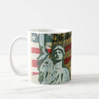 New Yorker Reiseplakat. Kaffeetasse