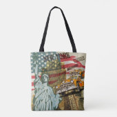 New Yorker Reiseplakat. Tasche (Rückseite)