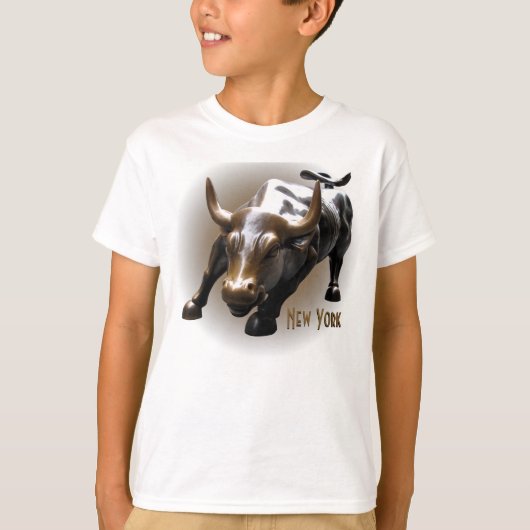 New Yorker Shirt Bull Statue NY Souvenir Shirt (Vorderseite)