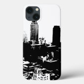 New Yorker Silhouette Case-Mate iPhone Hülle (Rückseite)