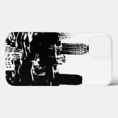 New Yorker Silhouette Case-Mate iPhone Hülle (Rückseite (Horizontal))