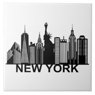 New Yorker Silhouette Fliese