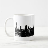 New Yorker Silhouette Kaffeetasse (Links)