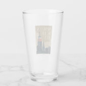 New Yorker Skyline Glas (Rückseite)