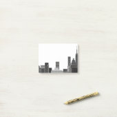 New Yorker Skyline Post-it Klebezettel (Auf Schreibtisch)