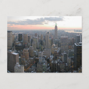 New Yorker Skyline Postkarte