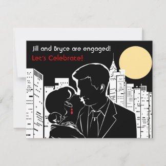 New Yorker Skyline-Silhouette Einladung
