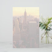 New Yorker Skyline-Stadt mit Empire State Briefpapier (Stehend Vorderseite)