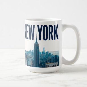 New Yorker Skyline Statue of Liberty Reise Design Kaffeetasse