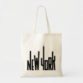 New Yorker Skyline Tragetasche (Vorne)