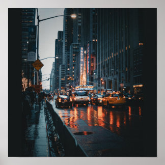 New Yorker Skylines: Faszinierende Stadtsichten Poster