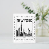 New Yorker Souvenir Postkarte (Stehend Vorderseite)