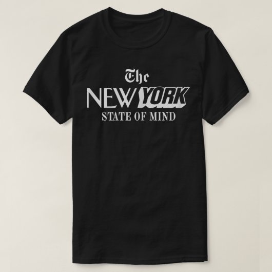 New Yorker Staat des Denkens NY T-Shirt (Design vorne)