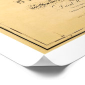 New Yorker Staat Early Map 1839 Poster (Ecke)