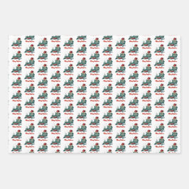 New Yorker Staat Frohe Weihnachts-Benutzerdefinier Geschenkpapier Set