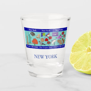 New Yorker Staat-Gedenkglas Schnapsglas