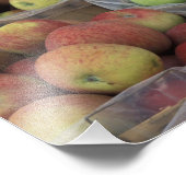 New Yorker Staat Macintosh-Äpfel in Körben Fotodruck (Ecke)