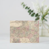 New Yorker Staat Postkarte (Stehend Vorderseite)