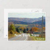 New Yorker Staat Postkarte (Vorne/Hinten)