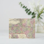 New Yorker Staat Postkarte (Stehend Vorderseite)