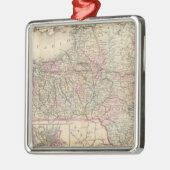 New Yorker Staat Silbernes Ornament (Links)