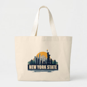 New Yorker Staat, USA Jumbo Stoffbeutel