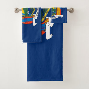 New Yorker Staatsflagge Badhandtuch Set