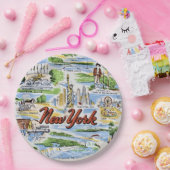 New Yorker Staatsseiten Papierplatten Pappteller (Party)
