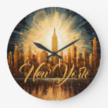 New Yorker Stadt, Illustration, farbenfrohe Modern