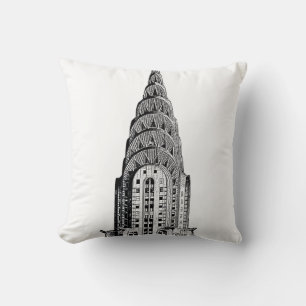 New Yorker Stadtansicht: Chrysler Building Dome Kissen