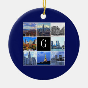 New Yorker Stadtbild 8 Bild Foto Collage Keramikornament