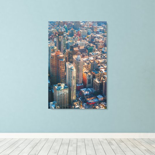 New Yorker Stadtbild Leinwanddruck (Insitu (Holzboden))