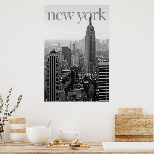 New Yorker Stadtbild Poster (Küche)