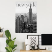 New Yorker Stadtbild Poster (Heimbüro)