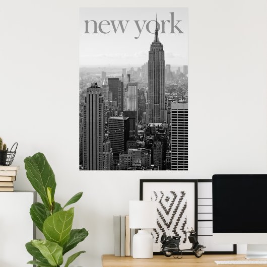 New Yorker Stadtbild Poster (Heimbüro)