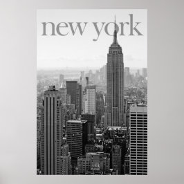New Yorker Stadtbild Poster