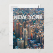 New Yorker Stadtbild Postkarte (Vorne/Hinten)