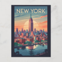 New Yorker Stadtbild Reise Kunst Vintage