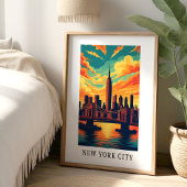 New Yorker Stadtbildplakat Poster