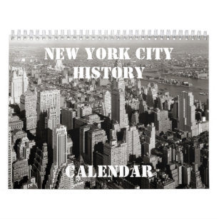 New Yorker Stadtgeschichte - Vintage Fotografie-Ma Kalender